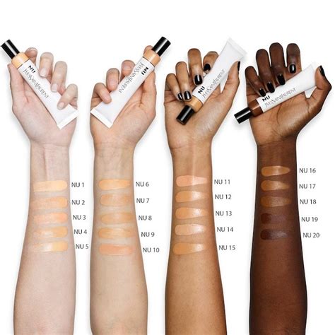 ysl nu bare look tint shade finder